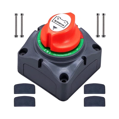 Isolatore di disconnessione dell'interruttore principale della batteria a 4 posizioni